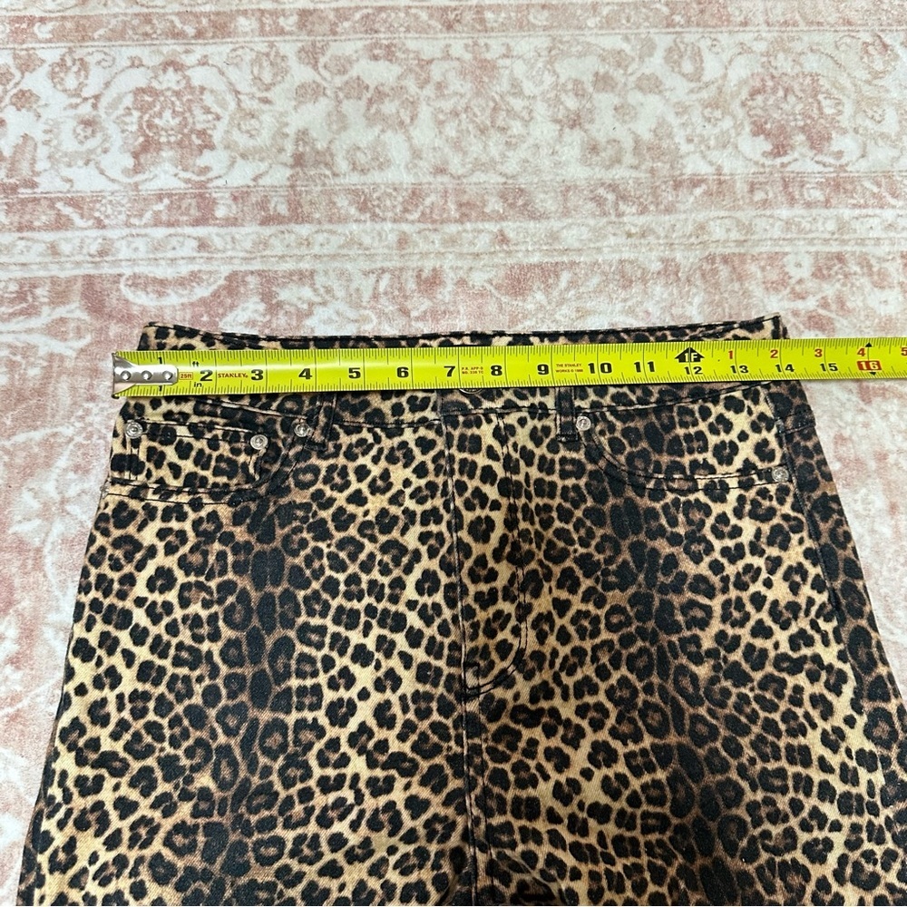 ZARA Leopard Print Skinny Jeans - Picture 7 of 9